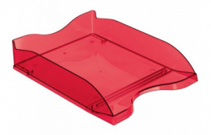 лоток горизонтальный стамм лт611 люкс 70x350x255мм темно-красный тонированный пластик