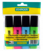 набор текстовыделителей stanger 180009000 4цв.