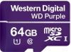 Флеш карта microsdxc 64gb class10 wd wdd064g1p0a purple w/o adapter