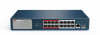 hikvision ds-3e0318p-e/m 16 rj45 100m poe; 1 uplink порт 1000м ethernet; 1 uplink порт 1000м sfp; таблица mac адресов на 4000 записей; пропускная спос