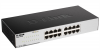 dgs-1016c/b1a коммутатор d-link неуправляемый коммутатор с 16 портами 10/100/1000base-t, функцией энергосбережения и поддержкой qos
