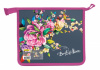 папка для тетрадей silwerhof 671741 цветы a5 240х205х40мм 1отд. пласт./лам.карт. на молнии