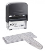 самонаборный штамп colop printer c30/1 set пластик корп.:черный автоматический 5стр. оттис.:синий шир.:47мм выс.:18мм