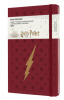 dhp12wn3y22 еженедельник moleskine le harry potter wknt large 130х210мм 144стр. бордовый