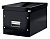 короб для хранения leitz 61080095 click & store l черный картон