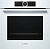 Духовой шкаф Электрический Bosch HBG6750W1 белый
