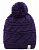 Triple Cable Pom Beanie