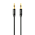 dcauxunc unico аудиокабель, aux, 3,5mm, металл, 480мбит/с, 1м, серый, rtl box