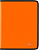 папка для тетрадей silwerhof 671952 neon a5 210x260x25мм 1отд. оранжевый пластик на молнии