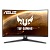 ASUS 31.5" VG32VQ1BR VA LED curved, 2560x1440, ProGaming, 1ms, 250cd/m2, 178°/178°, 100Mln:1, 165Hz, HDR10, 2*HDMI, DP, MM, Swivel, Tilt, VESA, Black,
