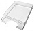 лоток горизонтальный 2-04пр классика 350х255х65мм прозрачный пластик