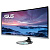 ASUS 34" MX34VQ VA LED изогнутый, 3440x1440, 4ms, 300 cd/m2, 178°/178°, 100Mln:1, HDMI*3, DisplayPort, колонки, Tilt, Black and Space Gray, 90LM02M0-B