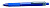ручка многофункциональная zebra sharbo sk+1 (sb5-bl) авт. резин. манжета синий