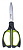 ножницы kw-trio 03908-grn универсальные 190мм ручки с резиновой вставкой сталь зеленый