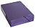 папка архивная на резинке silwerhof perlen 311976-73 полипропилен 0.8мм корешок 75мм a4 сиреневый металлик
