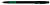 399626 ручка шариковая cello slimo grip 0.7мм игловидный пиш. наконечник резин. манжета черный зеленые чернила коробка