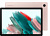 sm-x200nidamec планшет samsung galaxy tab a8 sm-x200n t618 (2.0) 8c ram3gb rom32gb 10.5" tft 1920x1200 android 11 розовое золото 8mpix 5mpix bt gps wifi touch micros