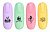 набор текстовыделителей silwerhof monster pastel 108033-00 1-4мм 4цв. пвх-пенал