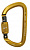 Hawk Screwlock Asymmetrical D Carabiner