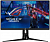 ASUS 27" ROG Strix XG27AQ IPS ProGaming, 2560x1440, 1ms, 400cd/m2, 178°/178°, 100Mln:1, HDMI, DP, USB-Hub, 170Hz, HDR, Speakers, G-Sync, HAS, Swivel,