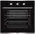 OKB 370 CMX Встраиваемые электрические духовки Korting/ Духовой шкаф, 7 режимов, Утапливаемые поворотные регуляторы, Каталитическая очистка, черное сткло