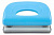 дырокол kw-trio dolphin 091x9blue макс.:10лист. пластик голубой отв.:2 с линейкой