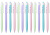 ручка шариков. автоматическая deli x-tream eq03330 ассорти d=0.7мм син. черн. 1стерж. линия 0.4мм