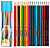 карандаши цв. deli ec111-18 color emotion шестигран. липа цветной корпус 18цв. пласт.туб. (18шт)