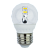 k7zw40elc ecola globe led 4,0w g45 220v e27 2700k 320° прозрачный шар искристая точка (керамика) 76х45