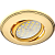 fg1601efs ecola mr16 dh03 gu5.3 светильник встр. поворотный выпуклый (скрытый крепеж лампы) золото 25x88 (кd74)