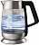 Чайник электрический Polaris PWK 1873CGLD 1.8л. 2200Вт черный (корпус: нержавеющая сталь/стекло)