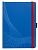 блокнот avery zweckform notizio 7041 a5 80стр. клетка мягкая обложка фиксирующая резинка прошитый синий