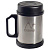 Кружка термо 400 мл с крышкой и подставкой