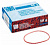 резинки для купюр alco 734 d=65мм 50гр красный картонная коробка