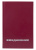 257597 ежедневник a5 128х200мм недатир. бумвинил 128л бордовый