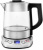 Чайник электрический Kitfort КТ-652 1л. 2200Вт серебристый (корпус: стекло) Чайник электрический Kitfort КТ-652 1л. 2200Вт серебристый (корпус: стекло)