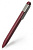ручка шариков. moleskine classic click (ew41bf710) бордовый d=1мм блистер автоматическая сменный стержень линия 0.8мм прямоугол.
