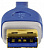 Кабель-удлинитель Hama 00039674 USB 3.0 A(m) USB 3.0 A(f) 1.8м синий
