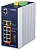 коммутатор/ planet igs-6325-8up2s ip30 din-rail industrial l3 8-port 10/100/1000t 802.3bt poe + 2-port 1g/2.5g sfp full managed switch (-40 to 75 c,