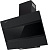 BRIDGE 50 black glass black Кухонная вытяжка MAUNFELD/ Кухонная вытяжка MAUNFELD Bridge 50 черный