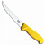 Нож кухонный Victorinox Fibrox (5.6508.15) стальной обвалочный лезв.150мм прямая заточка желтый