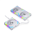 G99.12SLV23W.00 LIAN LI SL V2 120 White aRGB PWM 120mm 2000RPM (3pcs)