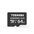Флеш карта microSDXC 64Gb Class10 Toshiba THN-M203K0640EA M203 + adapter