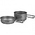 Набор посуды из титана для похода 1 кастрюля, 1 сковородка