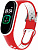 фитнес-трекер smarterra fitmaster ton tft корп.:черный рем.:красный/белый (smft-t05)