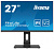 Монитор Iiyama 27" ProLite XUB2793HSU-B4 черный IPS LED 4ms 16:9 HDMI M/M матовая HAS Pivot 1000:1 250cd 178гр/178гр 1920x1080 D-Sub DisplayPort FHD U