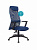 KB-8N/DB/TW-10N Кресло руководителя Бюрократ KB-8N синий TW-05N TW-10N сетка/ткань с подголов. крестовина пластик