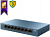 ls108g tp-link 8-портовый гигабитный неуправляемый коммутатор, 8 портов rj45 10/100/1000 мбит/с, металлический корпус, настольный/монтируемый на стену, plug