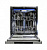CHMI000200 Посудомоечная машина Lex PM 6063 A 2100Вт полноразмерная нержавеющая сталь