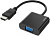 Адаптер Hama H-200343 00200343 HDMI (m) VGA (f) 0.15м черный